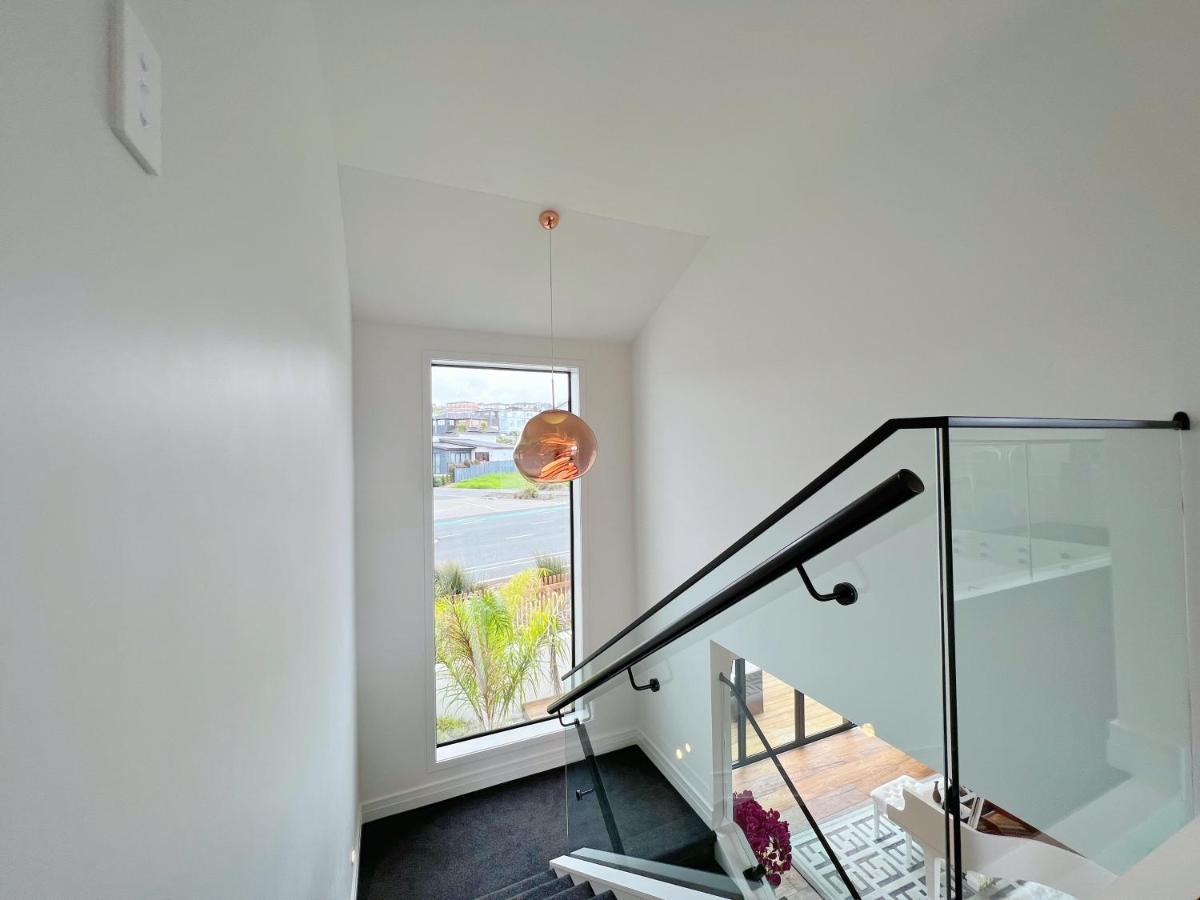 הוילה אוקלנד Elegant Beach House In Long Bay מראה חיצוני תמונה